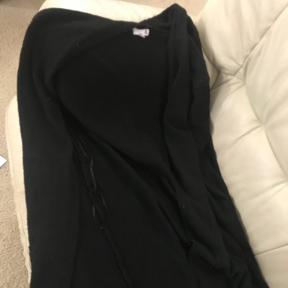 Black cardigan